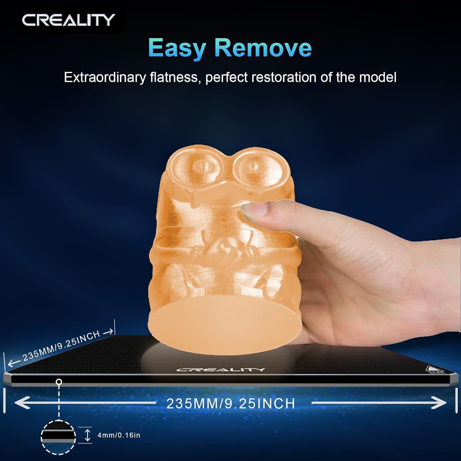 Oficjalna szklana płyta robocz – Creality Printer Ender 3 recenzja i cena