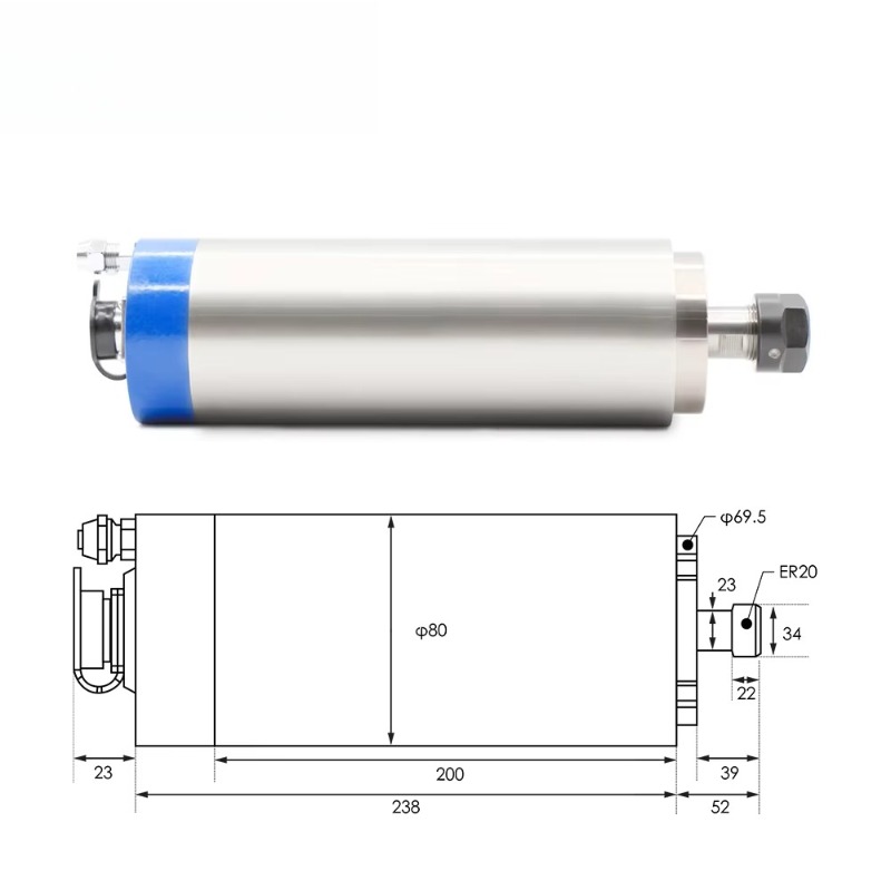 2,2 kW, silnik wrzeciona chłod – Cnc Spindle Motor recenzja i cena