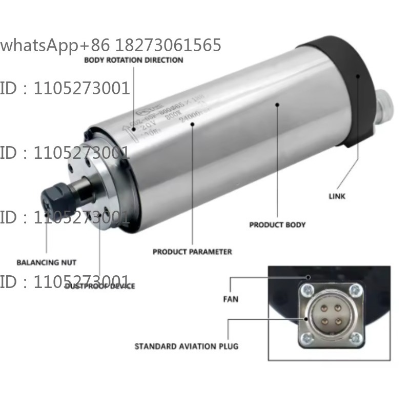 Silnik wrzeciona chłodzonego w – Cnc Spindle Motor recenzja i cena